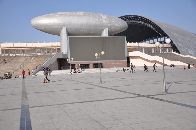3.31郑州房车展场地河南省体育中心概况 DSC_0974