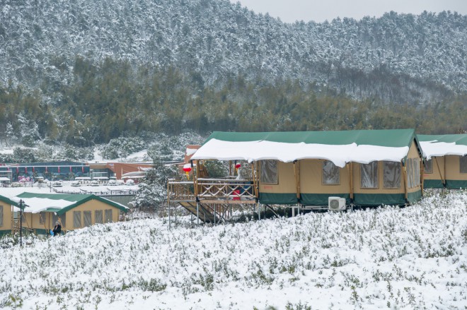茅山宝盛园野奢帐篷酒店雪景喜马拉雅野奢帐篷酒店&mdash;雪景17