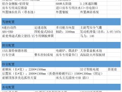 依维柯欧胜茶道桌配置表