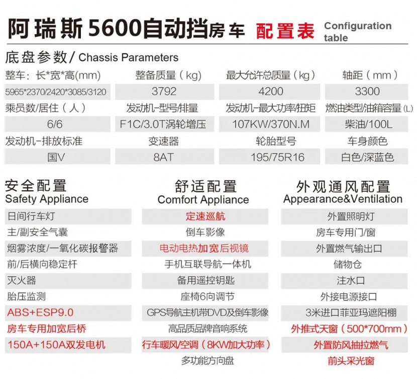 巨威房车阿瑞斯5600：旗舰登场图片