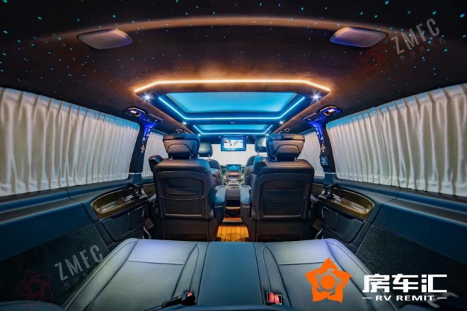 还买啥丰田埃尔法？全新一代奔驰V，9速自动挡+空气悬挂+星空顶22.jpg