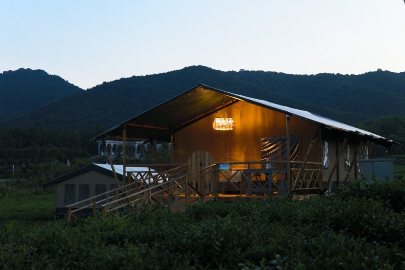 江苏常州茅山宝盛园坡地帐篷酒店23