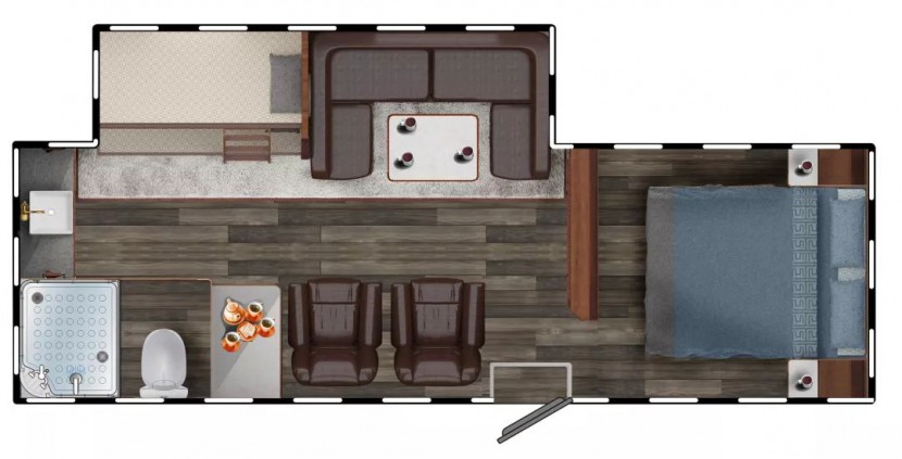 宇通房车：8米美式拖挂来了！你想要的尊贵舒适感，我全都有~