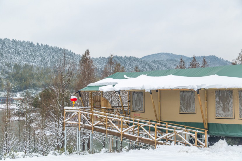 茅山宝盛园野奢帐篷酒店雪景喜马拉雅野奢帐篷酒店&mdash;雪景10
