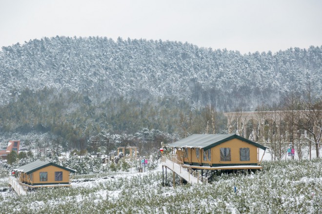 茅山宝盛园野奢帐篷酒店雪景喜马拉雅野奢帐篷酒店&mdash;雪景12