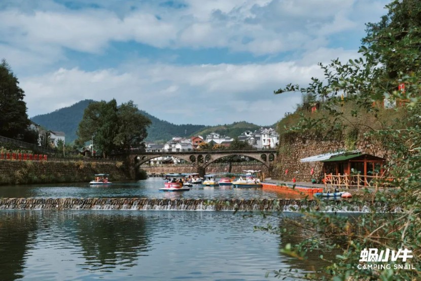 千岛湖新添露营打卡地蜗小牛房车营地开营图片