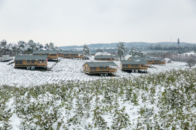 茅山宝盛园野奢帐篷酒店雪景喜马拉雅野奢帐篷酒店&mdash;雪景2