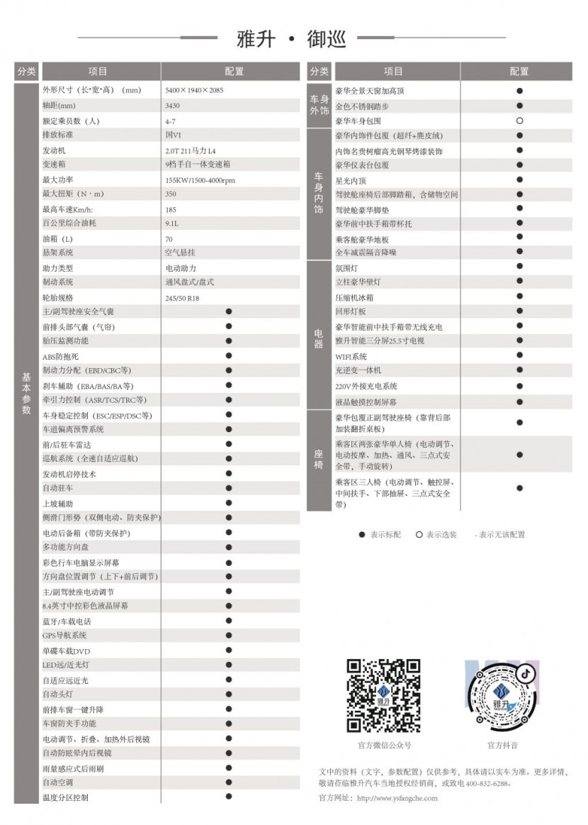 雅升御巡商务车雅升御巡，紫气东来20210112114600143