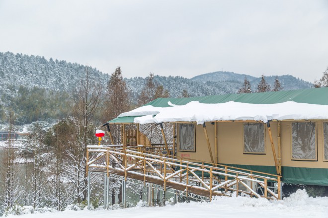 茅山宝盛园野奢帐篷酒店雪景喜马拉雅野奢帐篷酒店&mdash;雪景10