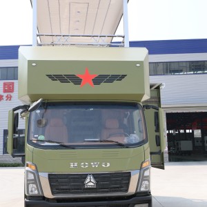 吉野房车 豪沃3.0T四气囊侧拓升顶（芦苇绿黄）