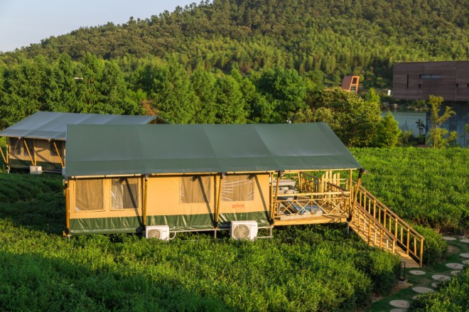 江苏常州茅山宝盛园坡地帐篷酒店9