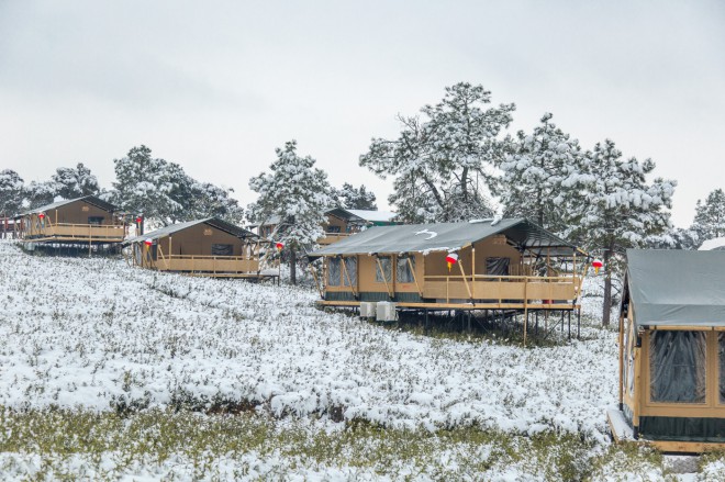 茅山宝盛园野奢帐篷酒店雪景喜马拉雅野奢帐篷酒店&mdash;雪景9