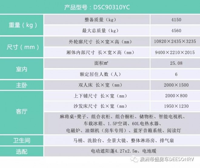 帝盛房车经典系列-10米麻将款营地房车2ec07c598fc94d9680b567ab3b46805d