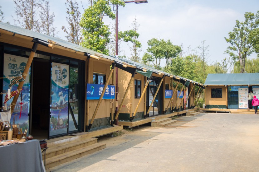 喜马拉雅餐厅、商铺、办公室等帐篷酒店喜马拉雅野奢帐篷酒店&mdash;淮安白马湖度假区商铺帐篷酒店12