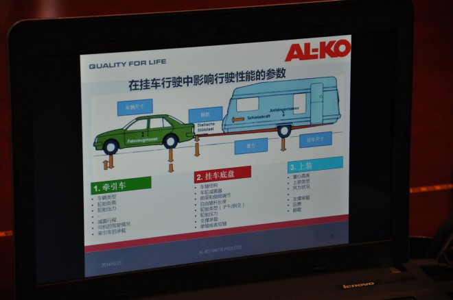 《中国房车行业标准起草和房车安全技术专题会议》在山东烟台召开 烟台爱科机械设备有限公司介绍AL-KO
