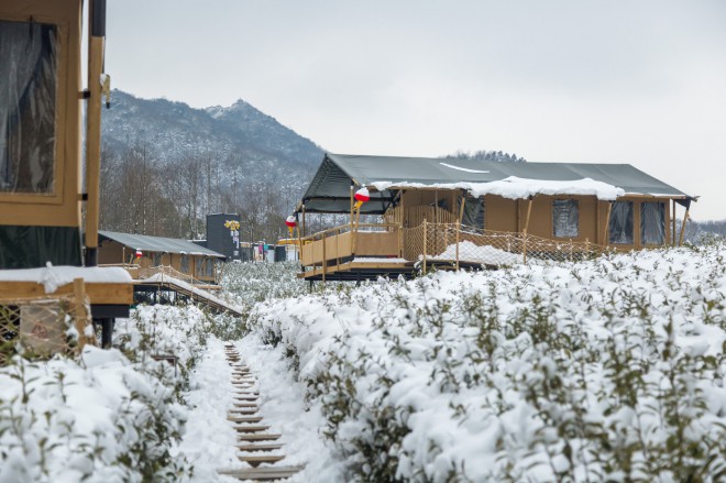 茅山宝盛园野奢帐篷酒店雪景喜马拉雅野奢帐篷酒店&mdash;雪景16