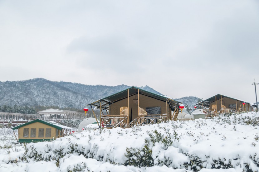 茅山宝盛园野奢帐篷酒店雪景喜马拉雅野奢帐篷酒店&mdash;雪景8