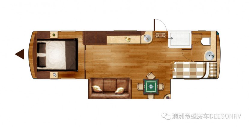 帝盛房车经典系列-10米麻将款营地房车99fd2285df864284bd93f3b695bc2a23