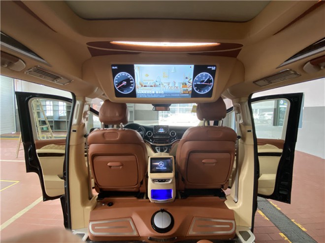 【卡漠兹】奔驰V260七座商务车高顶棕色202006261351195066