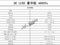 DE LUXE 460UFe标准配置