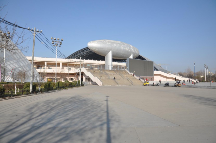 3.31郑州房车展场地河南省体育中心概况 DSC_0969