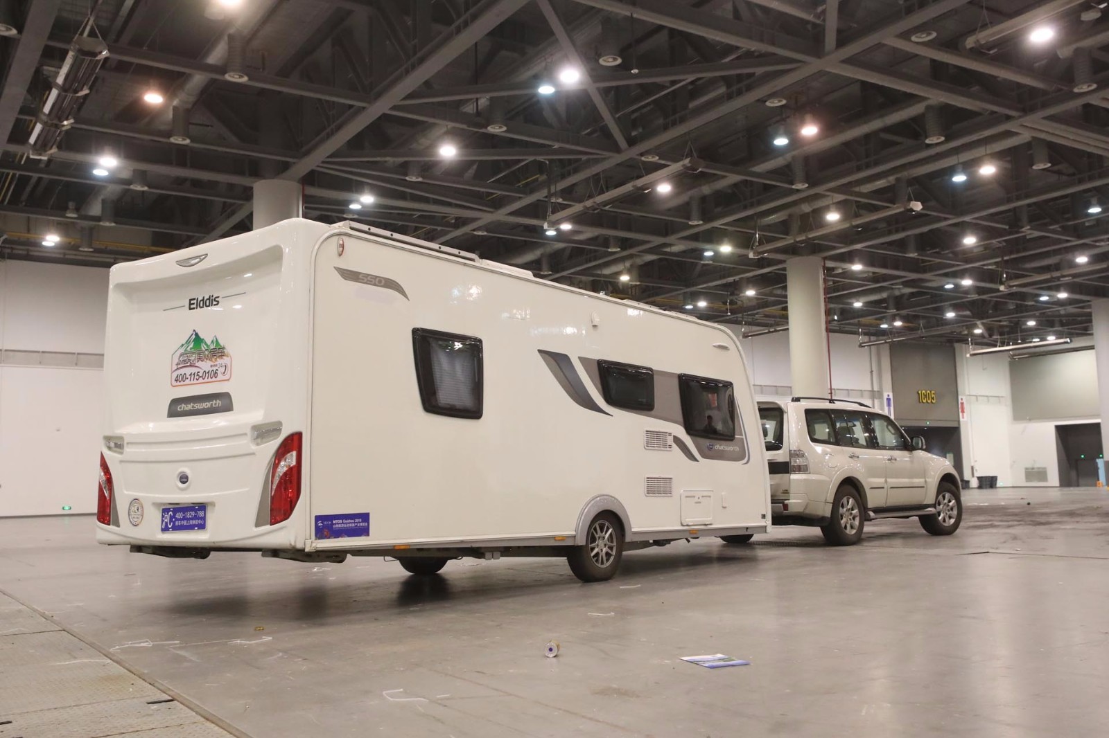 美众公路拖挂 2019美众(英国进口)elddis 550 (埃尔迪斯)拖挂车身外观