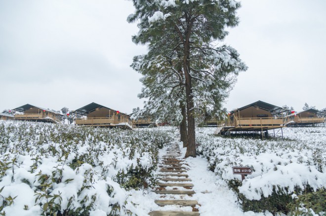 茅山宝盛园野奢帐篷酒店雪景喜马拉雅野奢帐篷酒店&mdash;雪景4