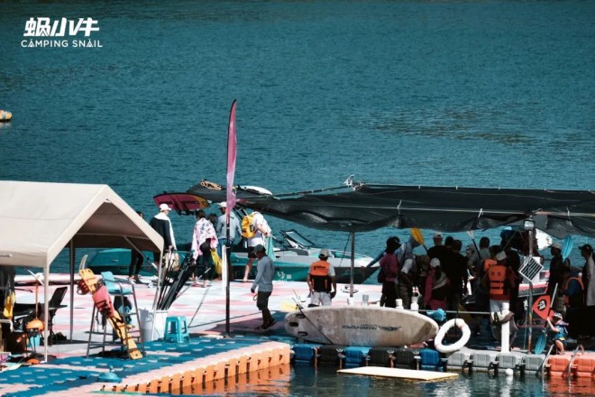 千岛湖新添露营打卡地蜗小牛房车营地开营图片