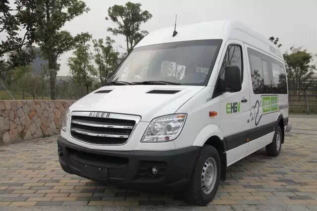 卫航房车--海格h6v电动车实拍