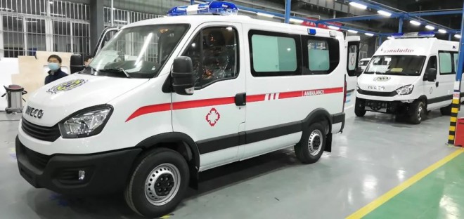 疫情不止，保障不息，拓锐斯特首批负压救护车下线！