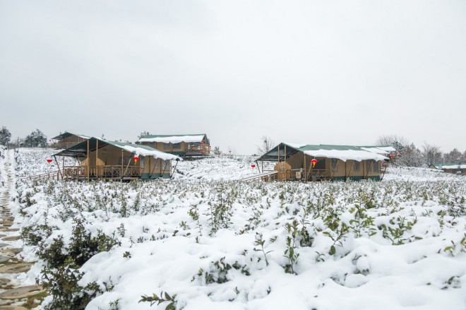 茅山宝盛园野奢帐篷酒店雪景喜马拉雅野奢帐篷酒店&mdash;雪景15