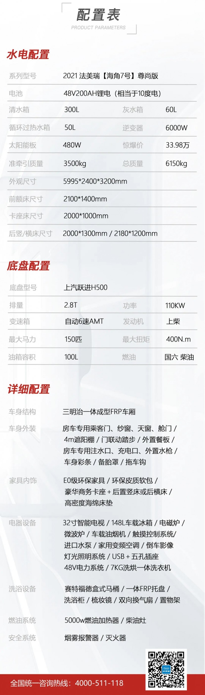33.98万！法美瑞全新轻卡房车配置大曝光！图片