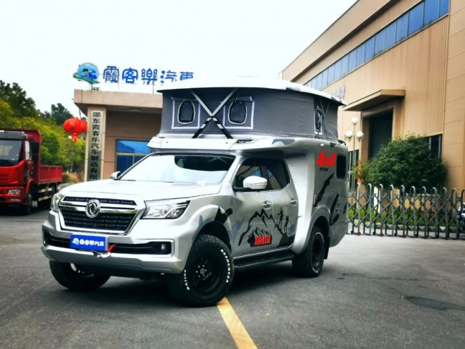 9月2日郑州房车展—霞客乐锐骐6 SUC穿越版房车，晚霞映天边，客从海角来，乐享旅途