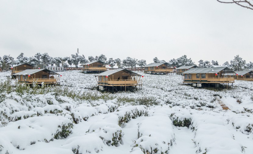 茅山宝盛园野奢帐篷酒店雪景喜马拉雅野奢帐篷酒店&mdash;雪景11