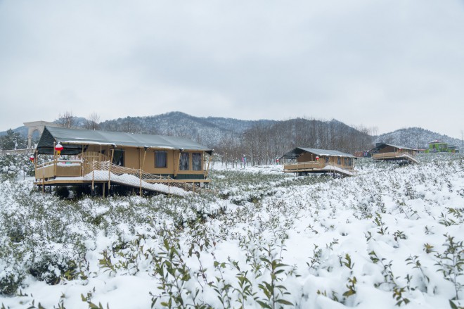 茅山宝盛园野奢帐篷酒店雪景喜马拉雅野奢帐篷酒店&mdash;雪景19