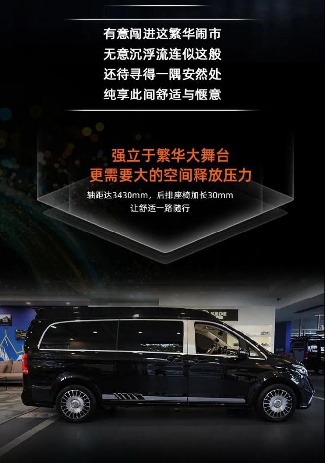 奔驰V260L高顶四座，迈巴赫级享受，开启完美驾乘体验！1610438946101533