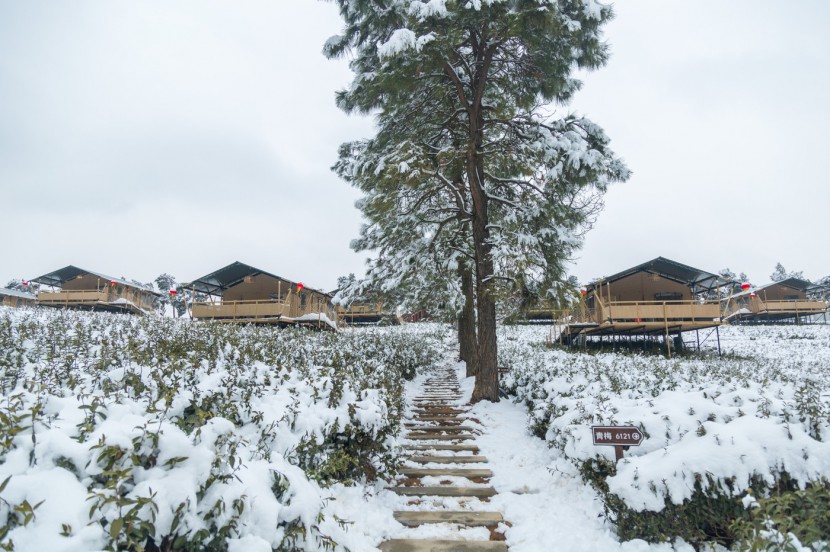 茅山宝盛园野奢帐篷酒店雪景喜马拉雅野奢帐篷酒店&mdash;雪景4