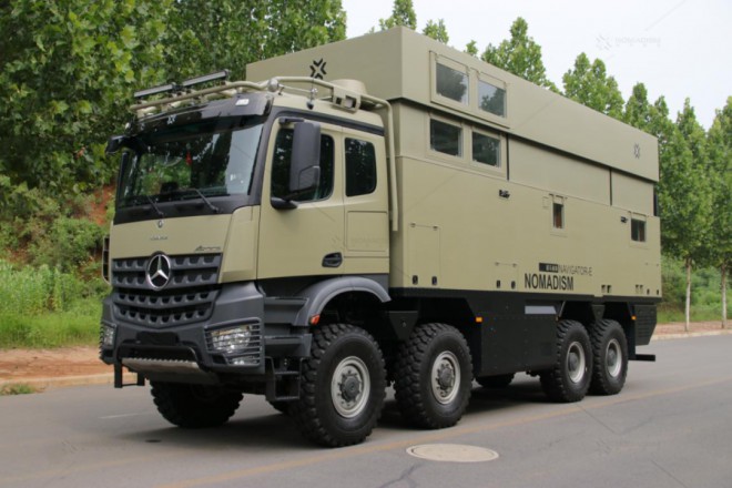 身兼房与车–德野诺马迪森“领航者E”越野房车（下）5dc4adb485b74624a3729ffdfb84a4f9