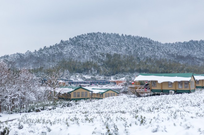 茅山宝盛园野奢帐篷酒店雪景喜马拉雅野奢帐篷酒店&mdash;雪景13