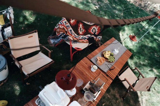 千岛湖新添露营打卡地蜗小牛房车营地开营图片