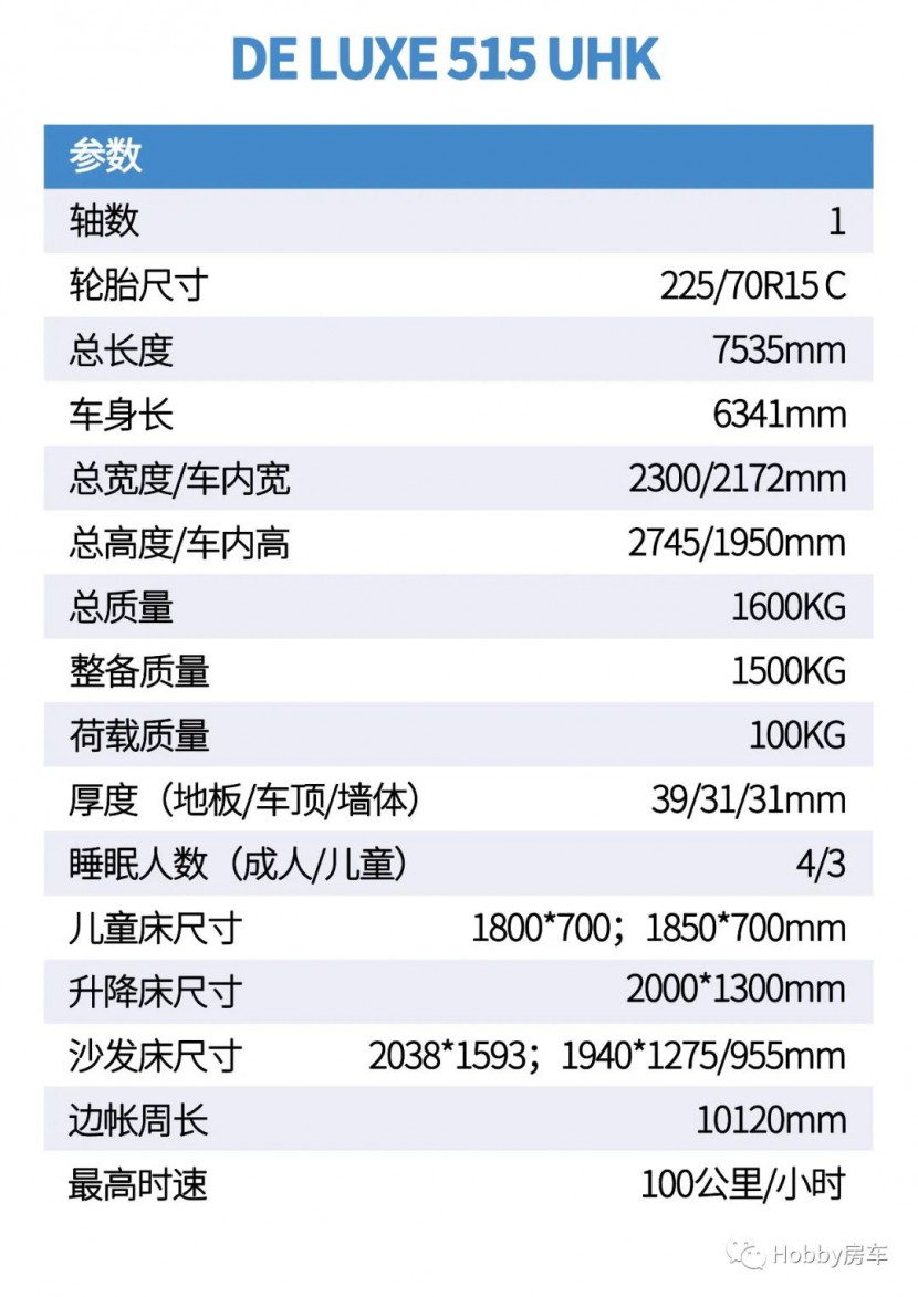 Hobby房车|豪华版515UHK，能满足一家4代人同时旅行的梦想！图片