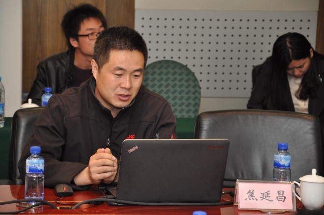《中国房车行业标准起草和房车安全技术专题会议》在山东烟台召开 烟台爱科机械设备有限公司技术部部长 焦延昌