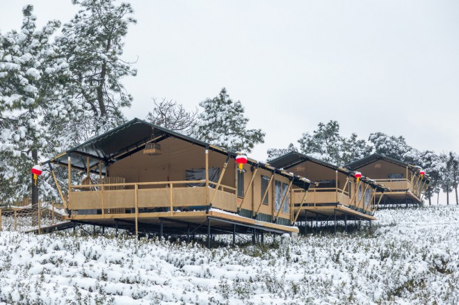 茅山宝盛园野奢帐篷酒店雪景喜马拉雅野奢帐篷酒店&mdash;雪景18