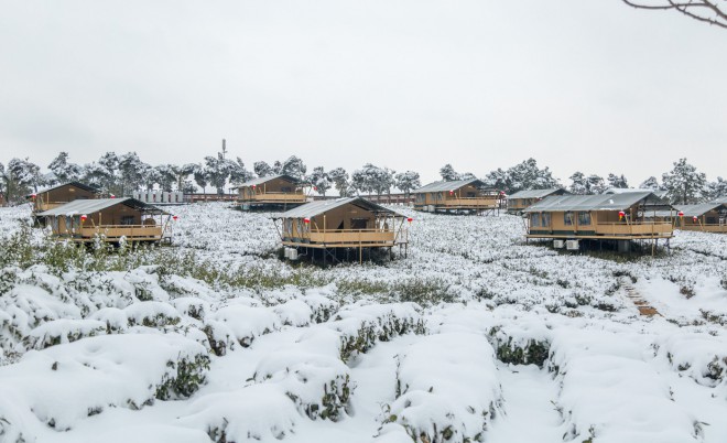 茅山宝盛园野奢帐篷酒店雪景喜马拉雅野奢帐篷酒店&mdash;雪景11