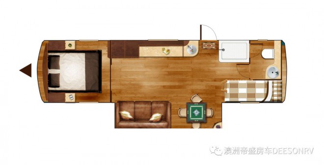 帝盛房车经典系列-10米麻将款营地房车99fd2285df864284bd93f3b695bc2a23