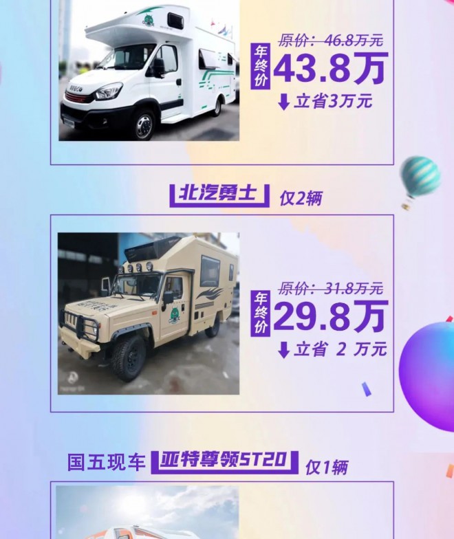 都市丛林“双12”年终盛典限量特价款房车推出