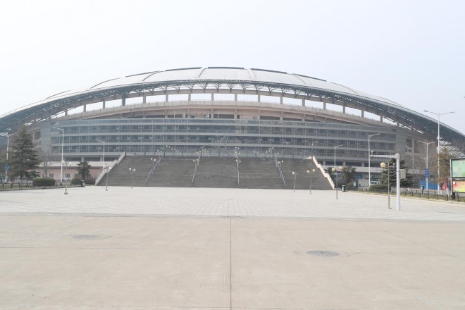 3.31郑州房车展场地河南省体育中心 WLH_2751